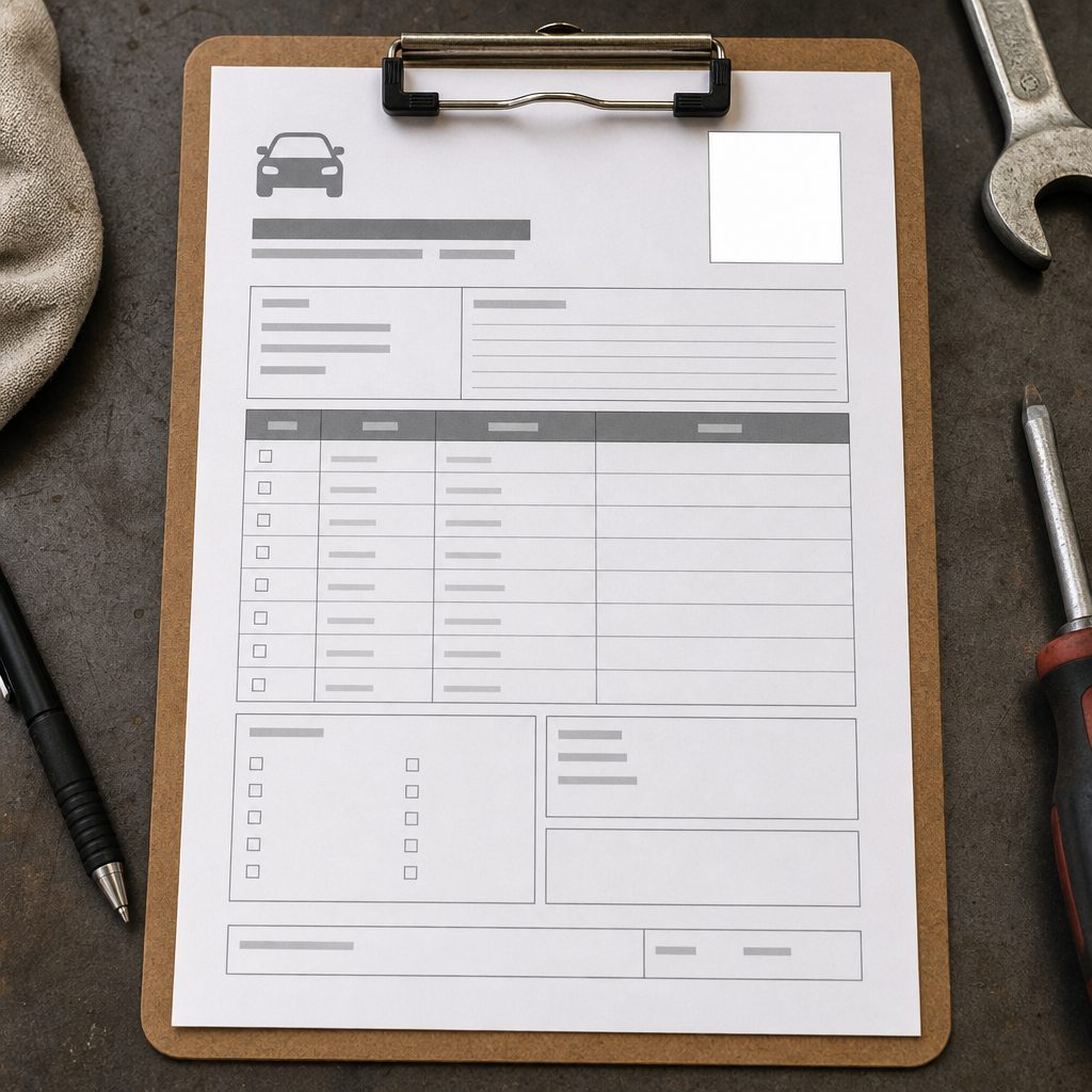 Printed guest tracking slip with QR code